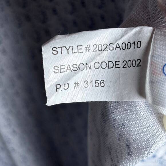 Stitch Golf Polo Shirt 2XL White Patterned 1917 Logo Performance Made in Korea - Picture 7 of 7